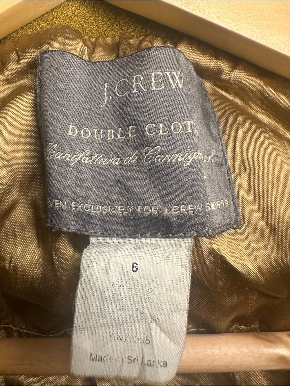 JCREW Double-cloth bonbon coat in dark cypress green - Picture 3 of 5